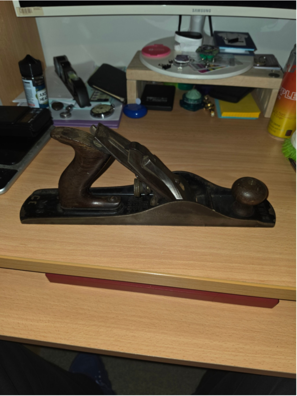 Antique Stanley Bailey No 5 Type 11 Jack Plane 1910-1918 3 Patent Dates